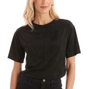 The Noli Shop Naya Suede T- Shirt